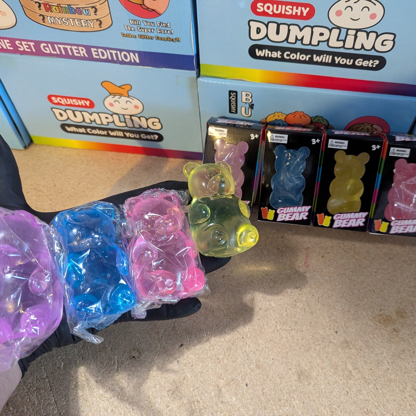 Set of Four Gummy Bear Squish (Slow-Rising Squish)