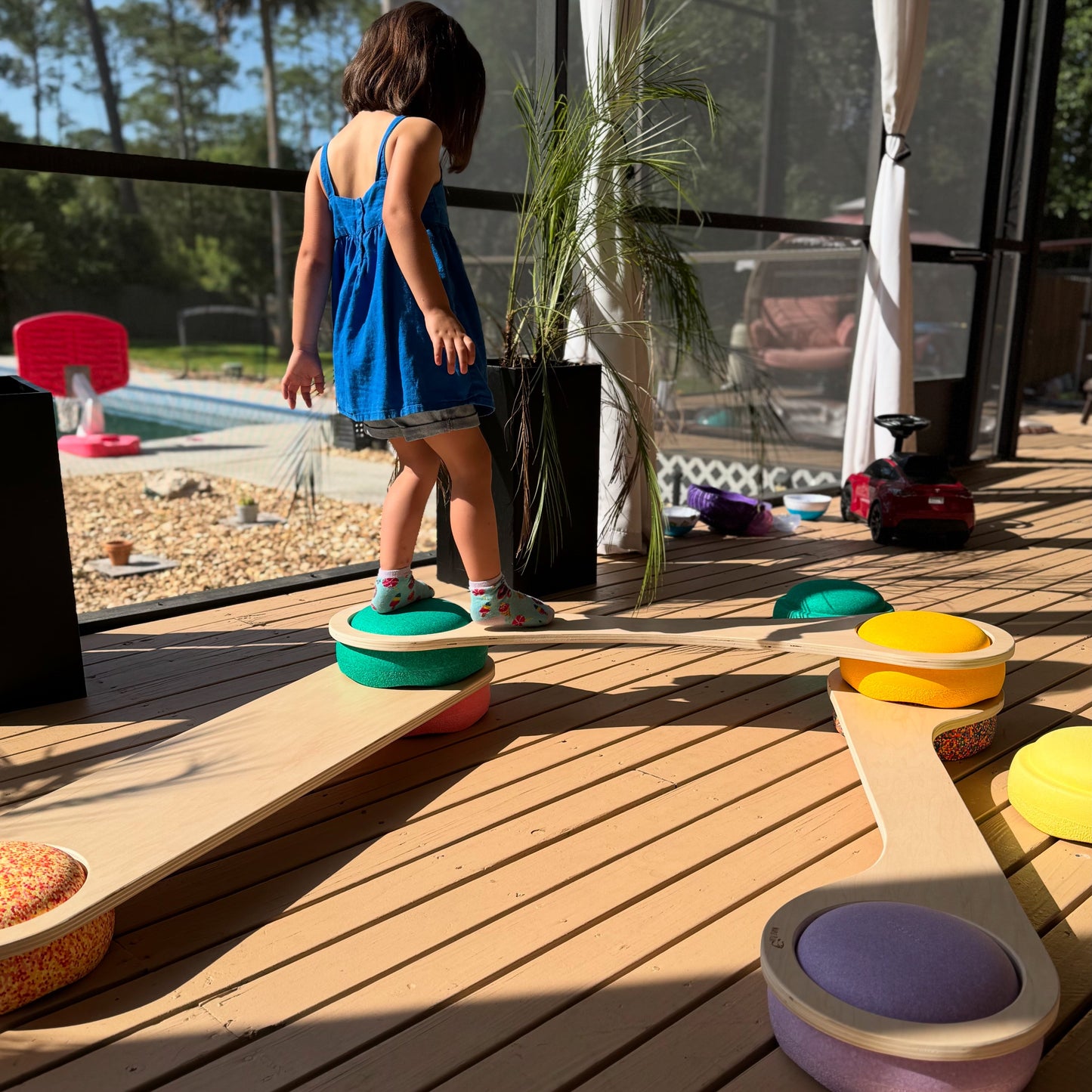 Balance Board - Stepping Stone Bridge & Play Surface