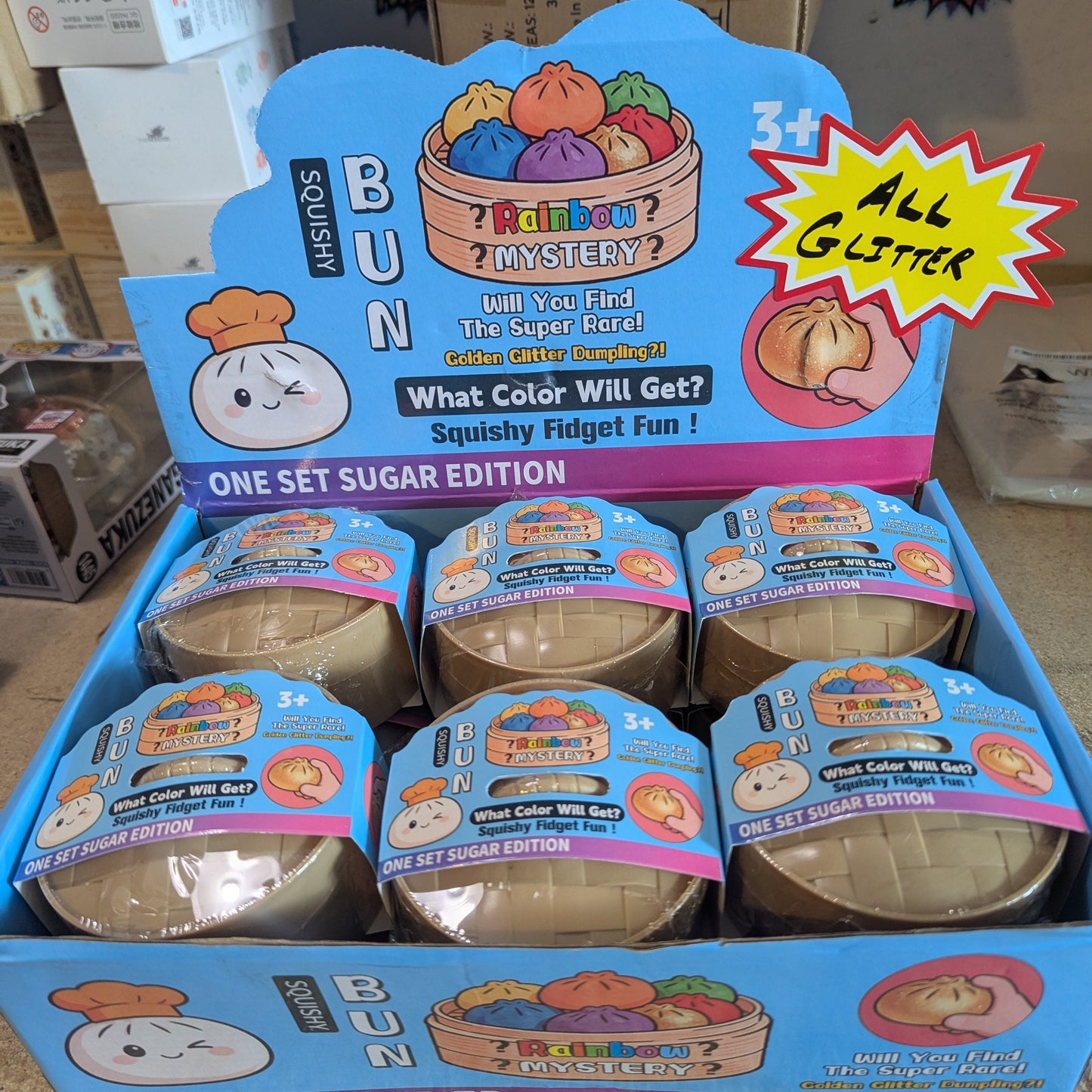 (All Glitter) Squishy Bun Mystery Dumplings