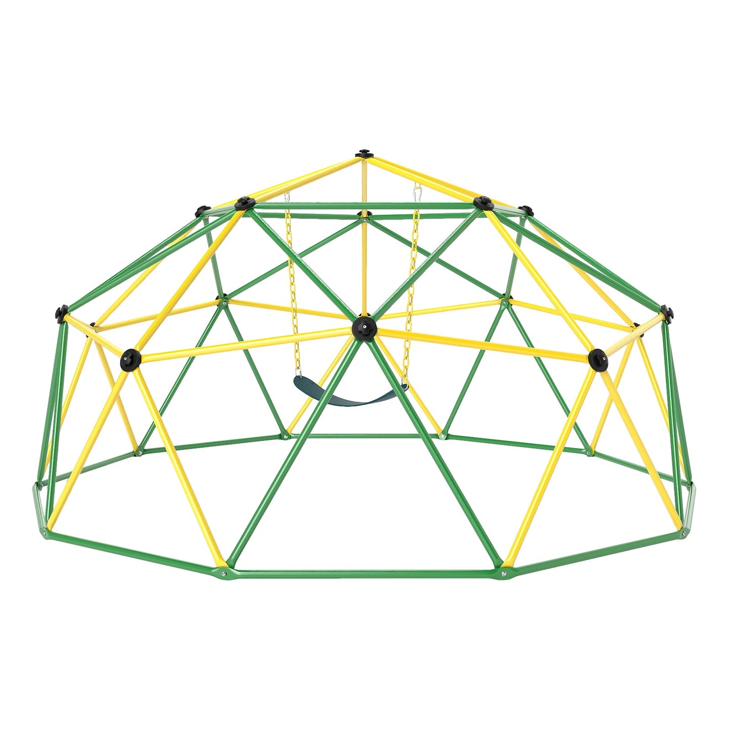 10 Feet Dome Climber with Swing and 800 Lbs Load Capacity