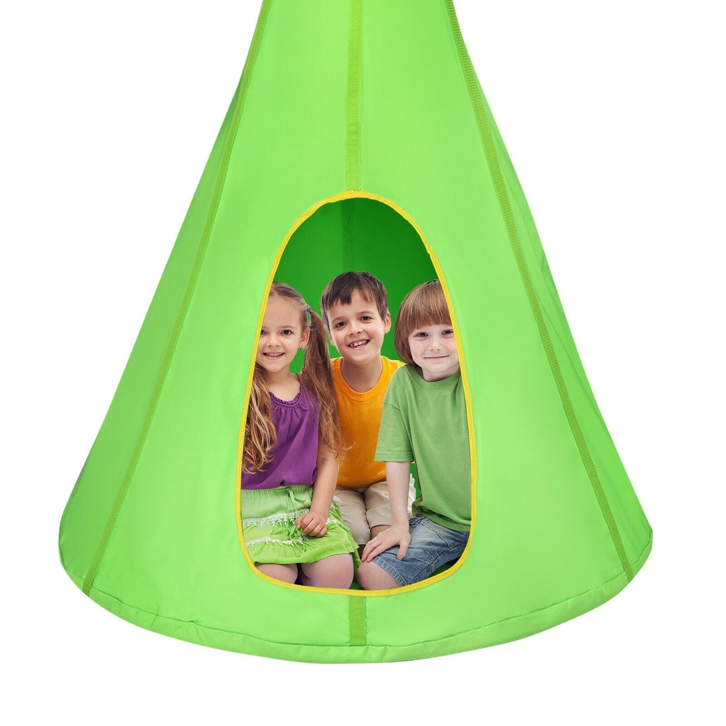 40 Inch Kids Nest Swing Chair Hanging Hammock Seat for Indoor Outdoor