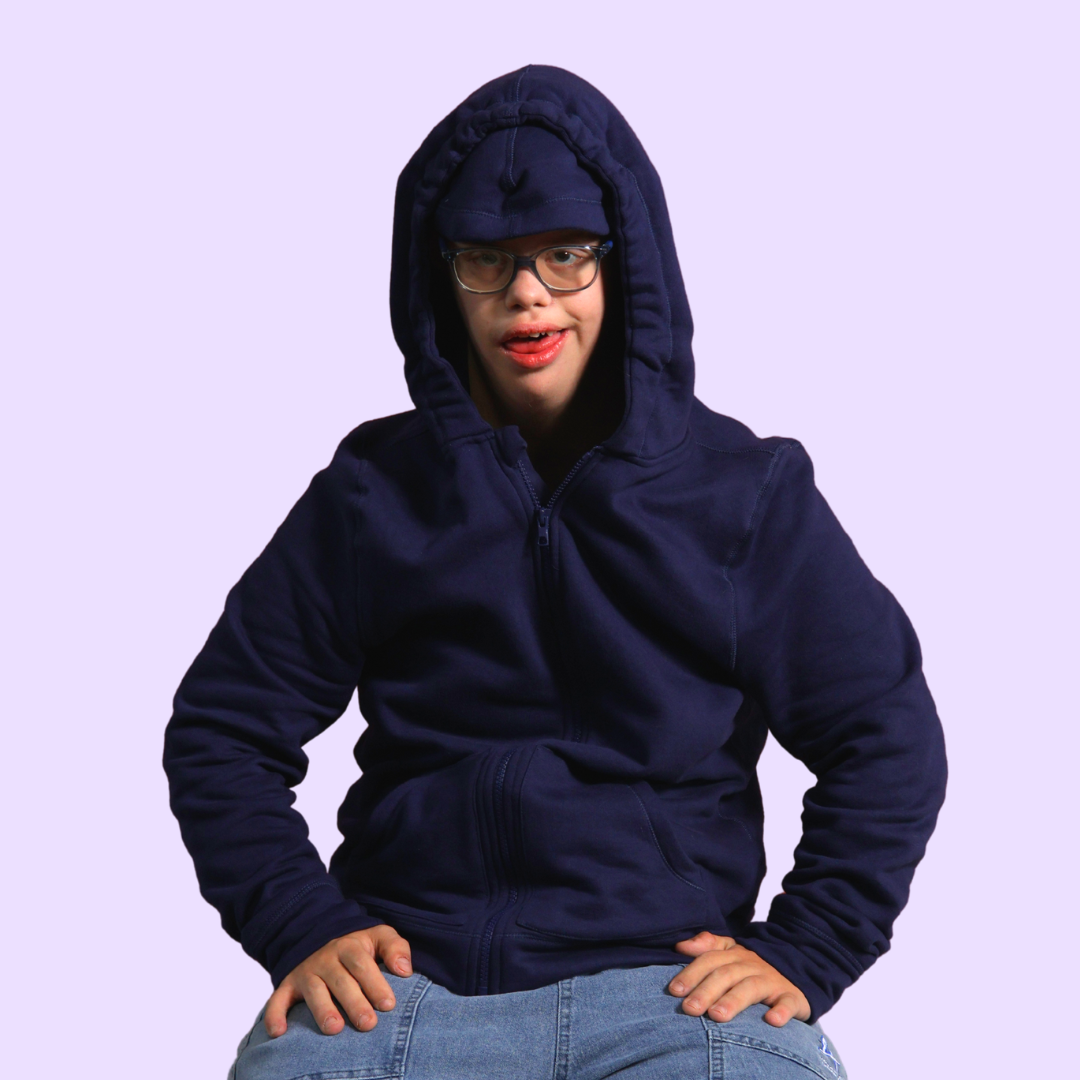 Adult QuietSense™ Zippered Sound Reducing Sensory Hoodie