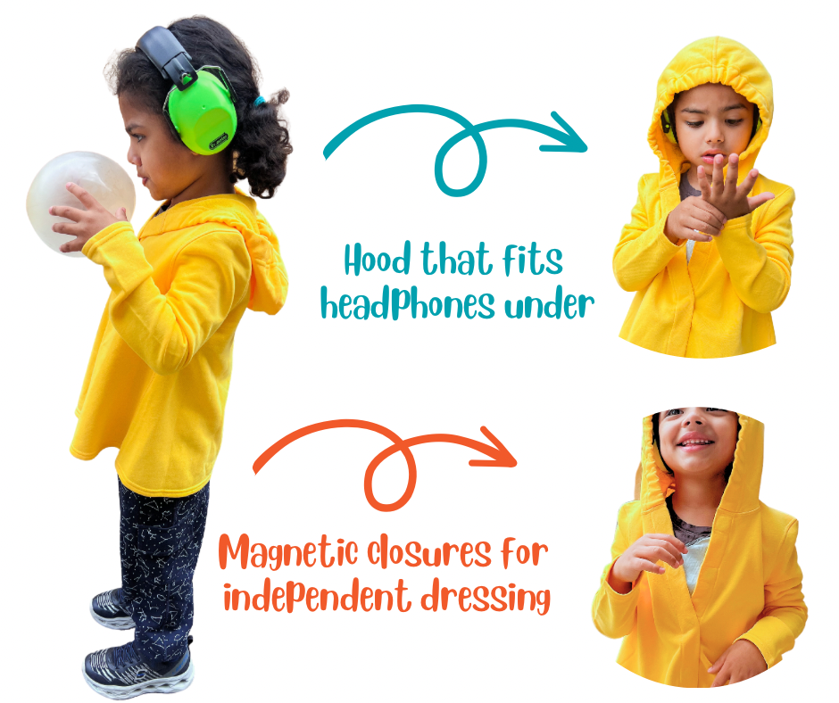 Sensory Friendly Adaptive Closure Hoodie