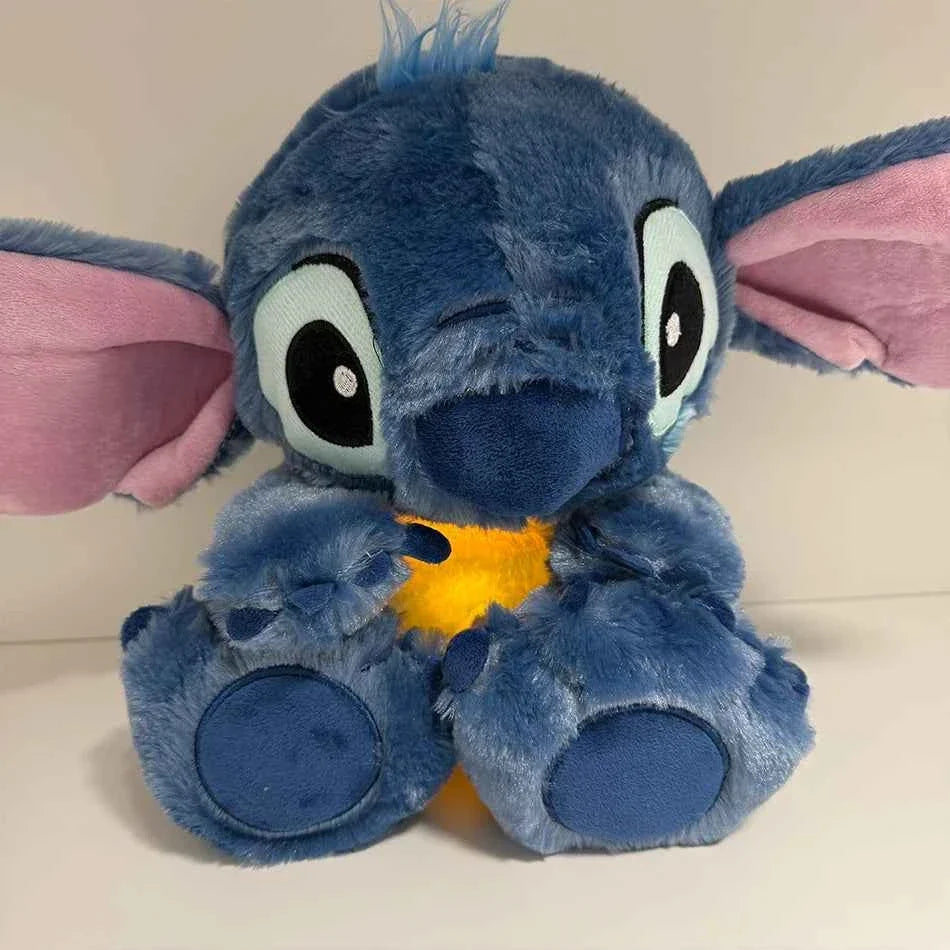 Lilo & Stitch Breathing Soothing Plush - Musical Sleep Aid Toy with Lights