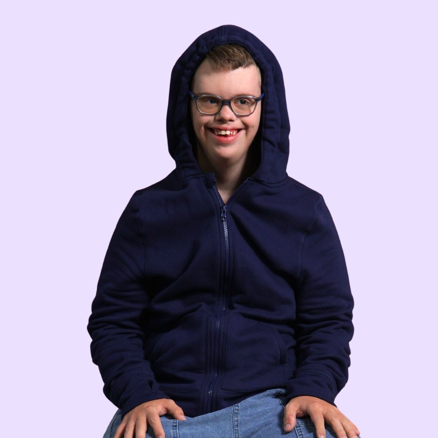 Adult QuietSense™ Zippered Sound Reducing Sensory Hoodie