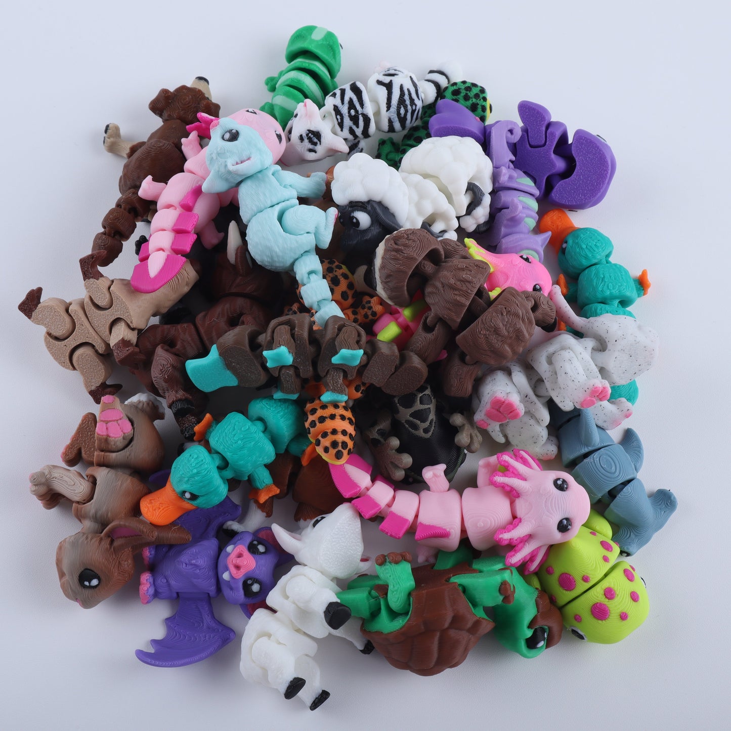 3D Printed Mini Fidget Creature Packs