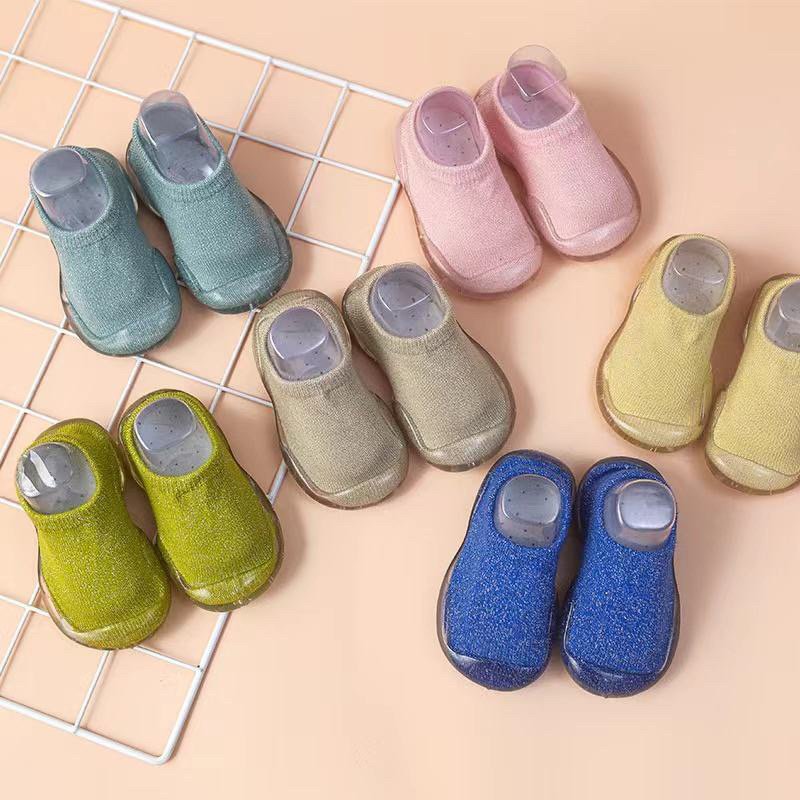 Organic Cotton Barefoot Sock Shoes for Babies & Toddlers – Clear Sole