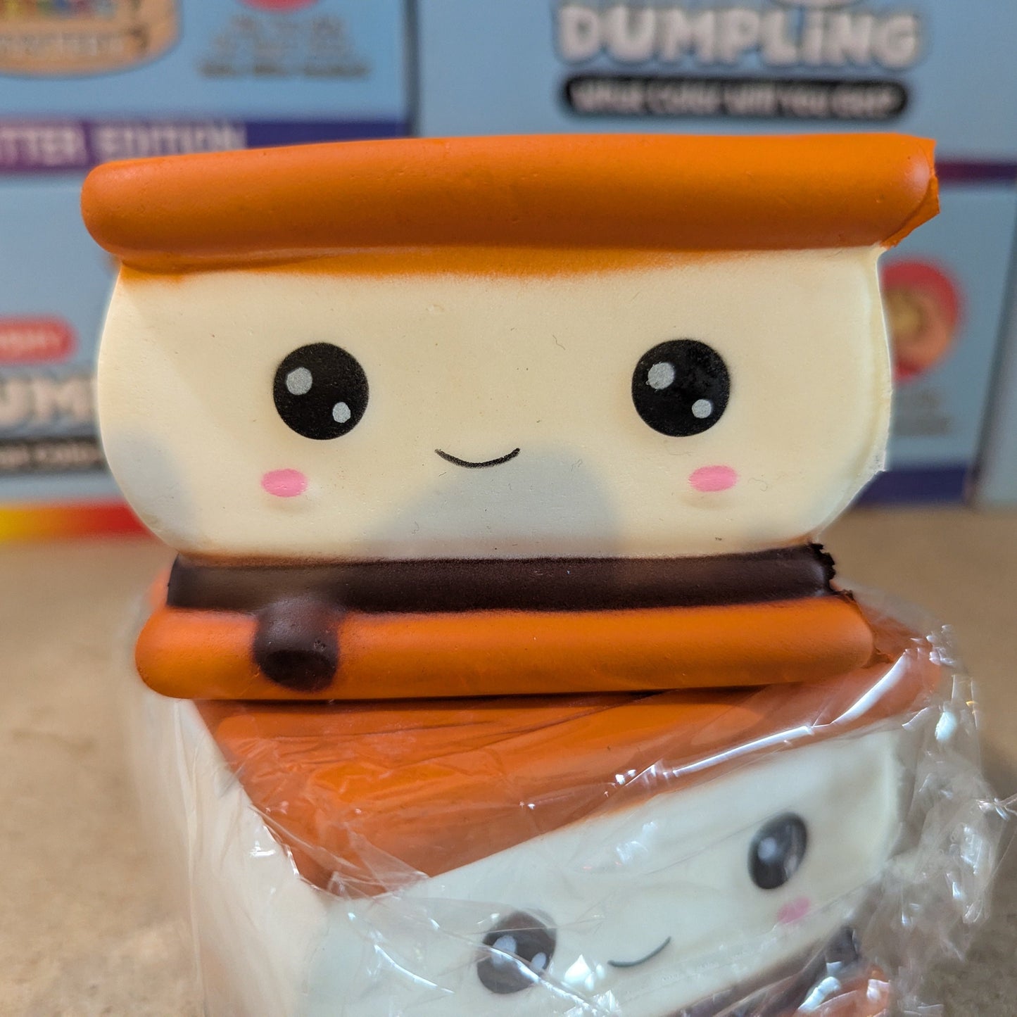 Smilin' S'more Squishy (Slow Foam Squish)
