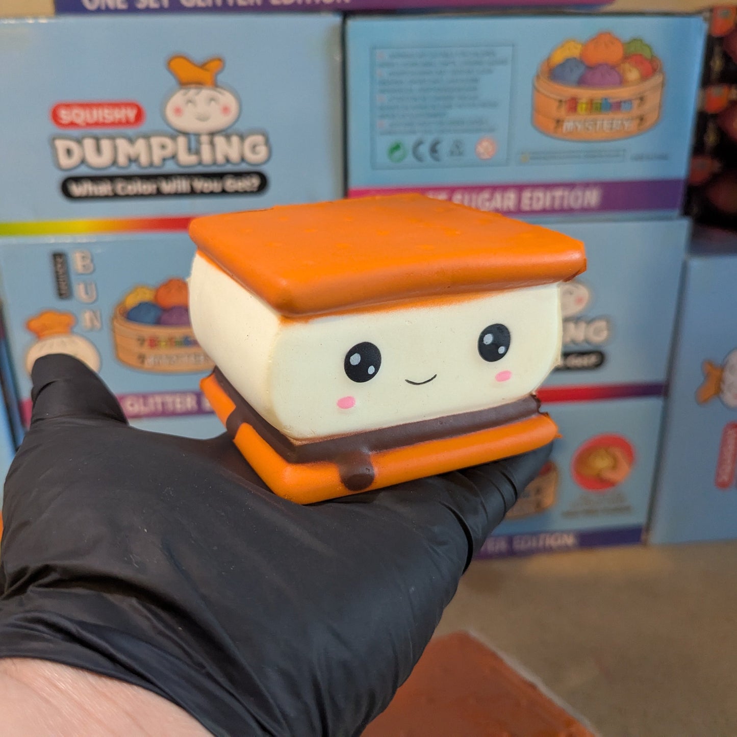 Smilin' S'more Squishy (Slow Foam Squish)