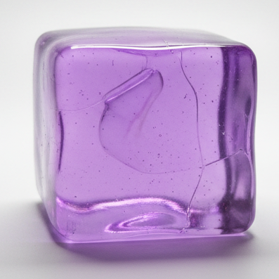 Purple Wannabe Nice Cube (Super Slow-Rising Squish)