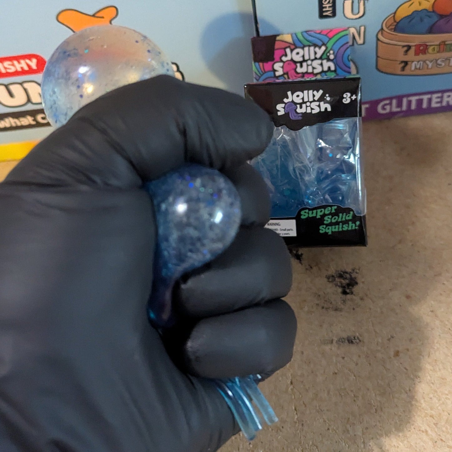 Blue Wannabe Jellysquish Jellyfish (Water Squish)