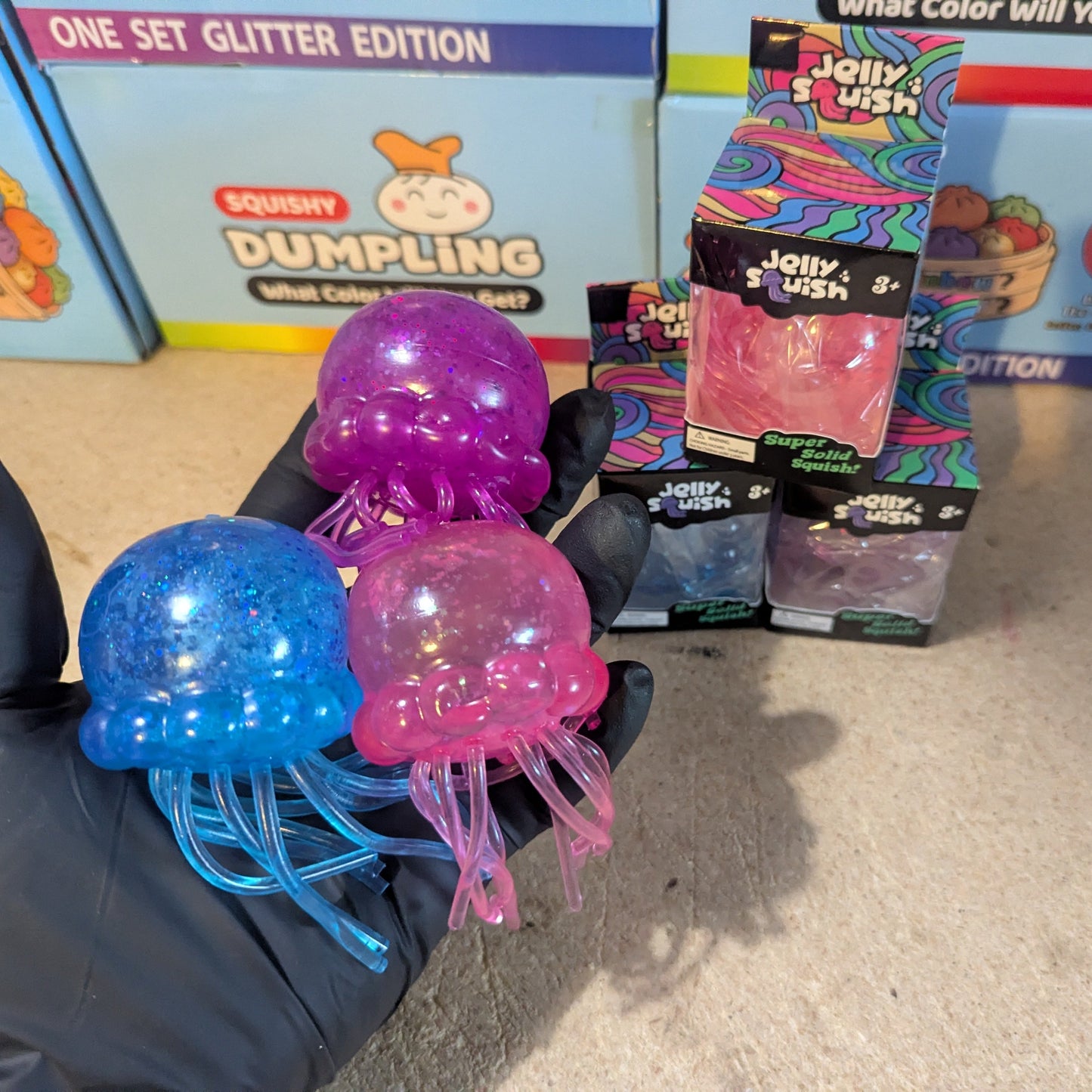 Set of Three Wannabe Jellysquish Jellyfish (Water Squish)