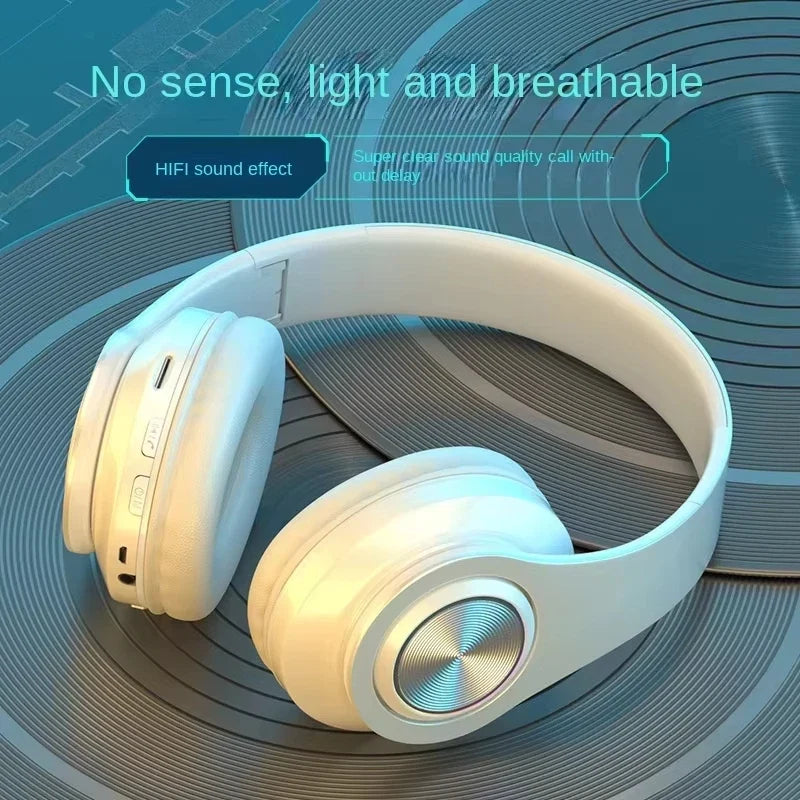 B39 Head-mounted Wireless Bluetooth Headphones With Mic Noise Cancelling Headsets Stereo Sport Gaming Earphones New