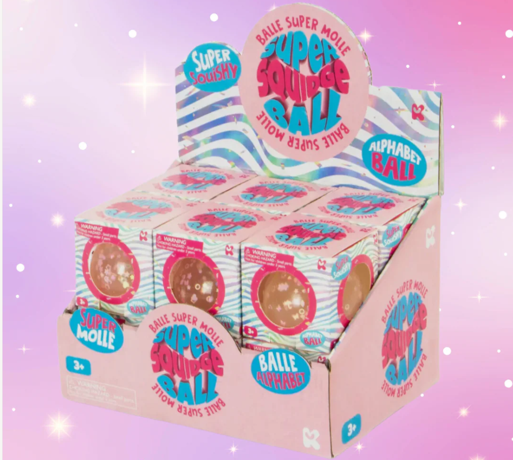 Alphabet Super Squidge Ball