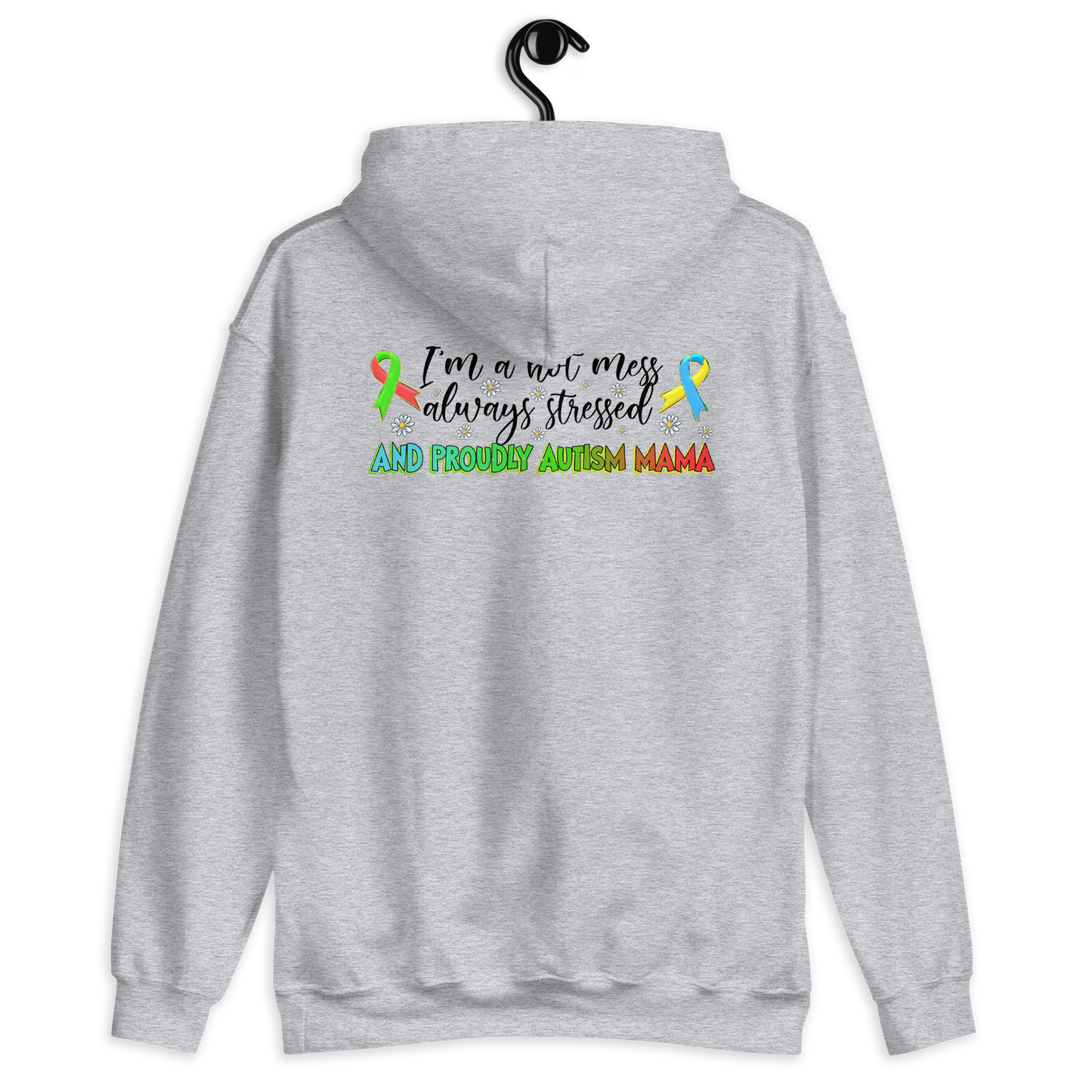Autism Mama Awareness Hoodie – Puzzle Piece Autism Mom Sweatshirt – Proud Autism Mama Gift – Neurodiversity Support Hoodie