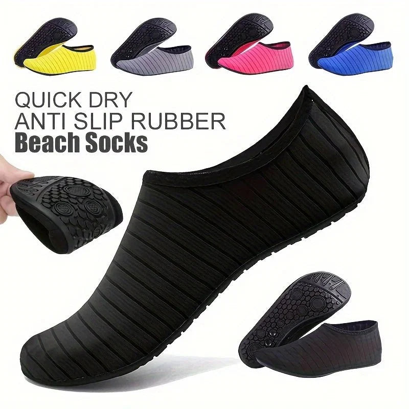 Unisex Quick-Dry Water Shoes | Anti-Slip Barefoot Swim Beach Socks